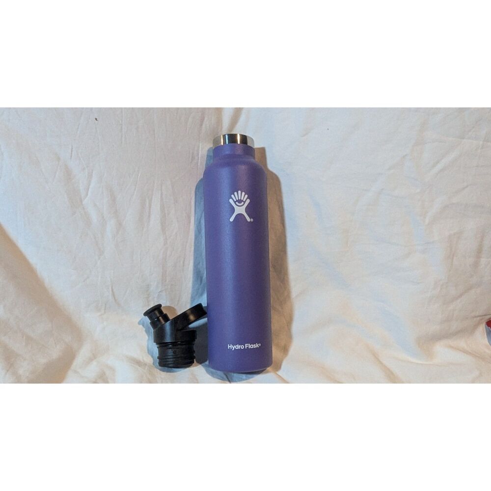 Purple 24 oz Hydro Flask Flex Cap Sport Sip